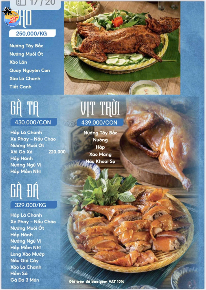 Gà - Vịt trời 