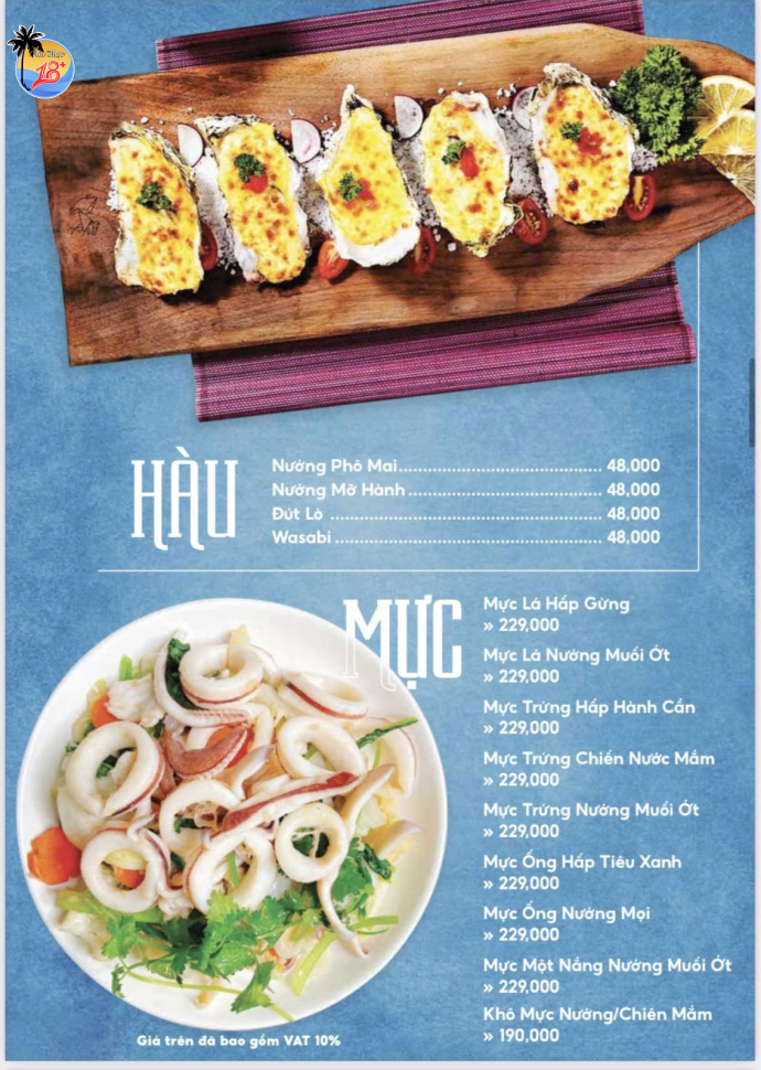 Hàu - Mực